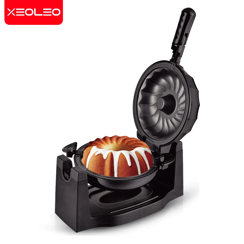 XEOLEO  Flip Bread Machine 1800W Commercial Multifunctional Home Cake Maker Breakfast Double-sided Heating Dessert 220V