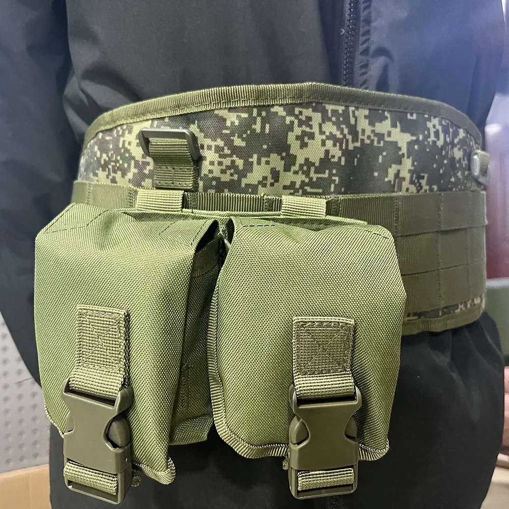 Molle-Bolsa de Granada doble para senderismo al aire libre, accesorios de caza Mag, bolsas de cintura M67 LBT, bolsas de chaleco EDC