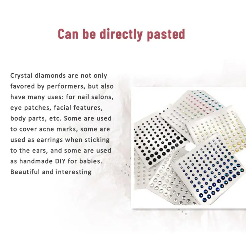 Kolorowa wiertarka wiertarka wielowymiarowa dekoracja do makijażu akrylowa bezpieczna dla skóry unikatowy perłowy czoło twarzy na żądanie