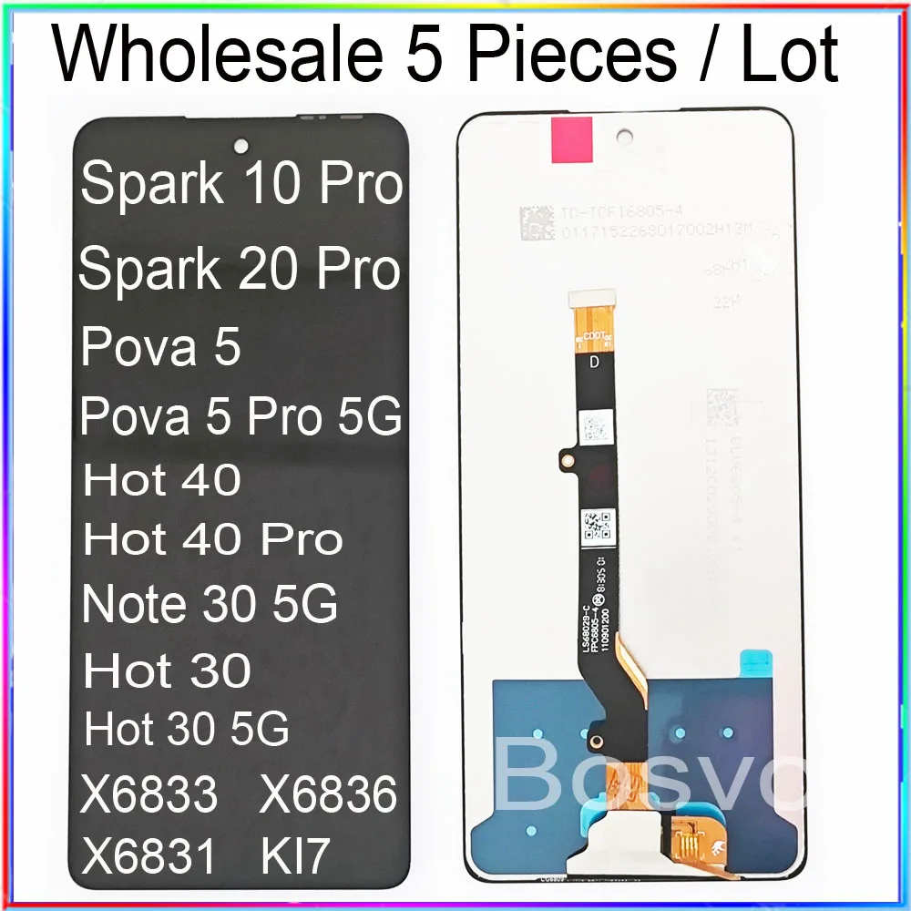 شاشة LCD M105 لجهاز Tecno Spark 10 وInfinitix Note Hot 30: تقييم شامل ودليل عملي للتركيب والصيانة