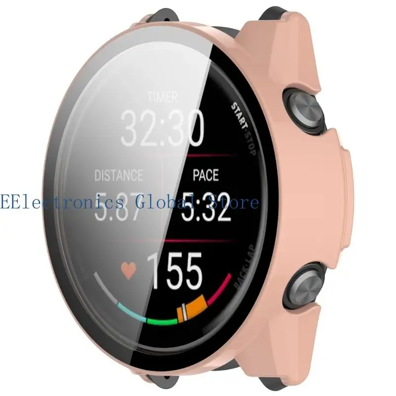 

462B Super Thin Mixing Protective Shell Smartwatch Scratch Resistant Tempered Glass Suitable for Watch Forerunner570 Use