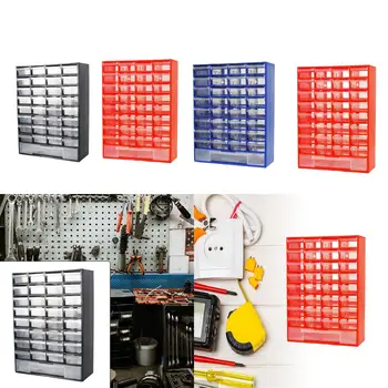 서랍 보관 캐비닛 주최자 나사 용 분배기 도구 상자가있는 33 개의 구획이있는 홈 욕실 스크랩북 공예 볼트 비즈