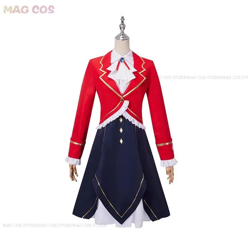 Anime I'm in Love with the Villainess Rae Taylor Wig Outfits Dress Coat Bow-Tie Claire Francois Cosplay Costume Women Halloween