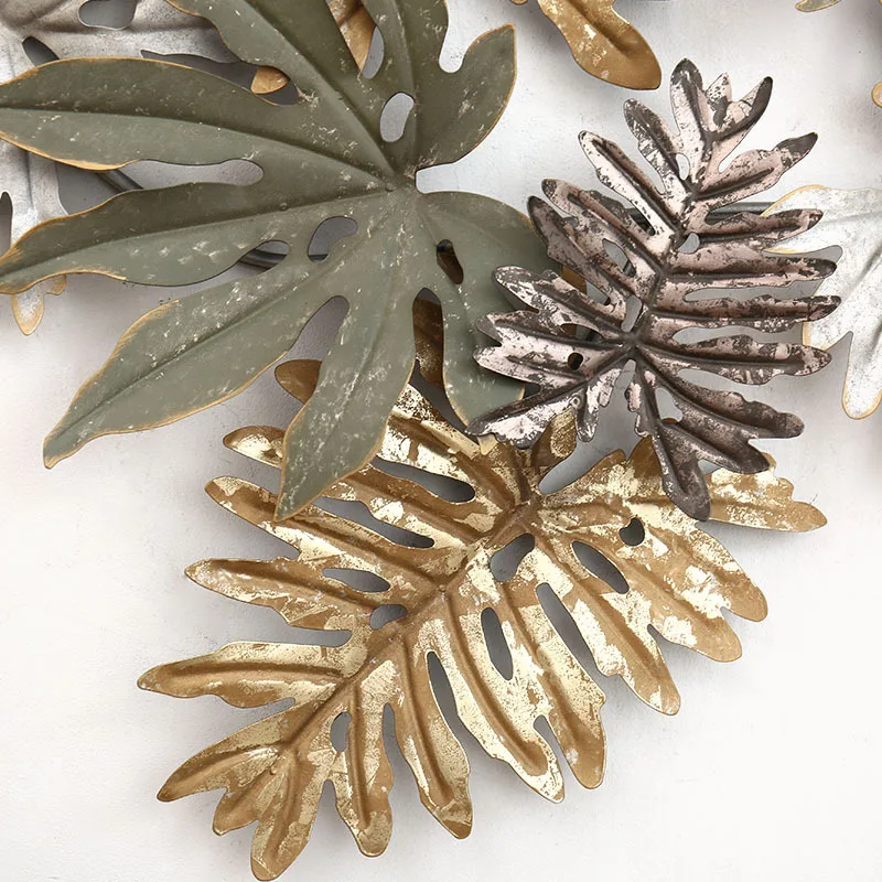 Creative simulation plant wall decoration, sofa background wall decoration pendant large