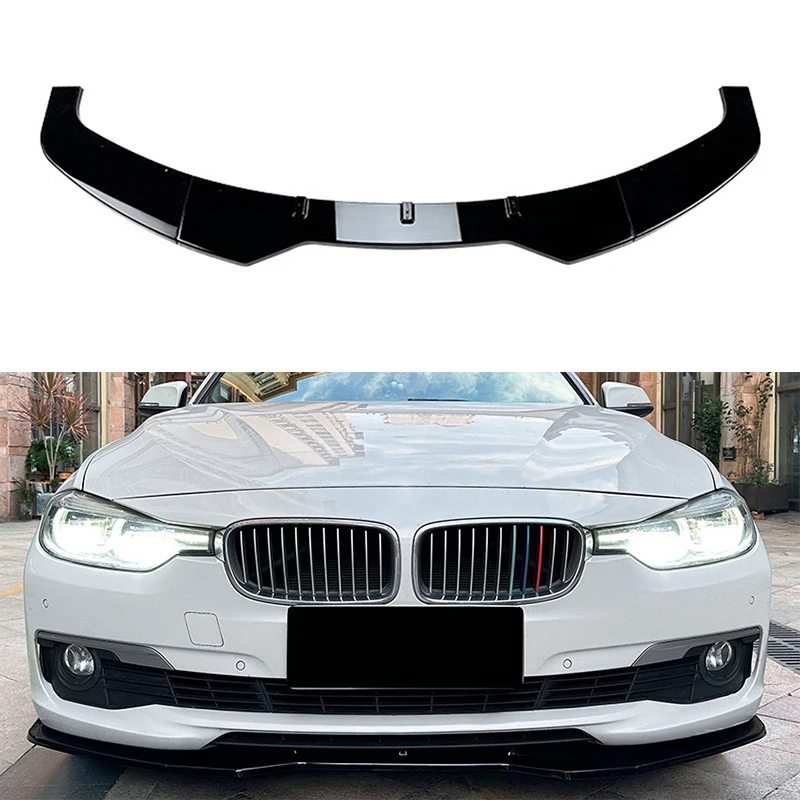 

Car Front Bumper Lip Spoiler Diffuser Splitters Body Kit Aprons Cover Guard Trim For BMW 3 Series F30 F31 2013-2019