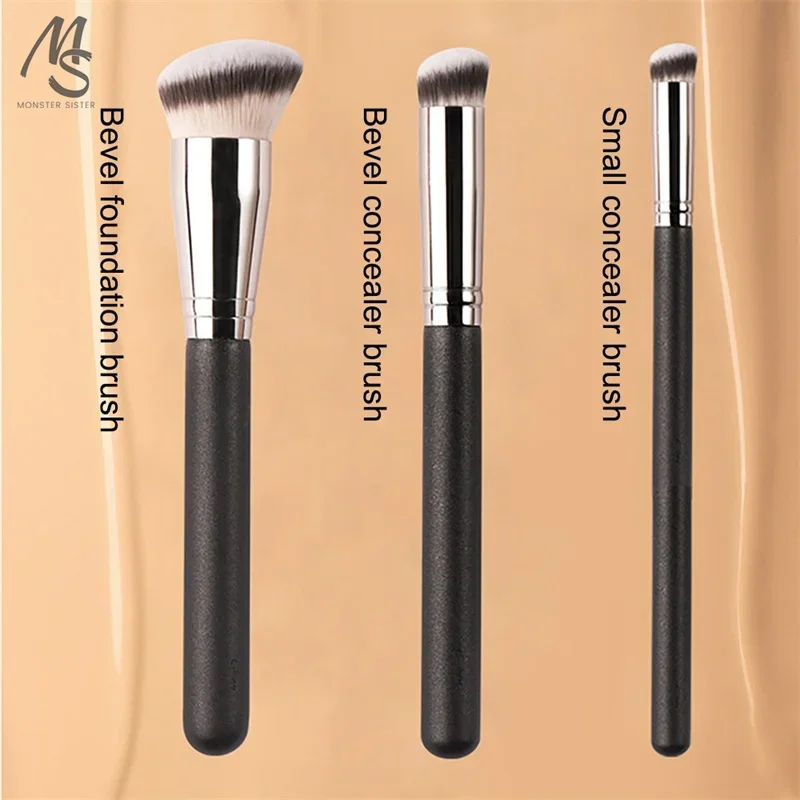 1/3Pcs Professional Makeup Brushes Flawless Foundation Powder Blush Concealer Makeup Set Concealing Blending Contouring Set