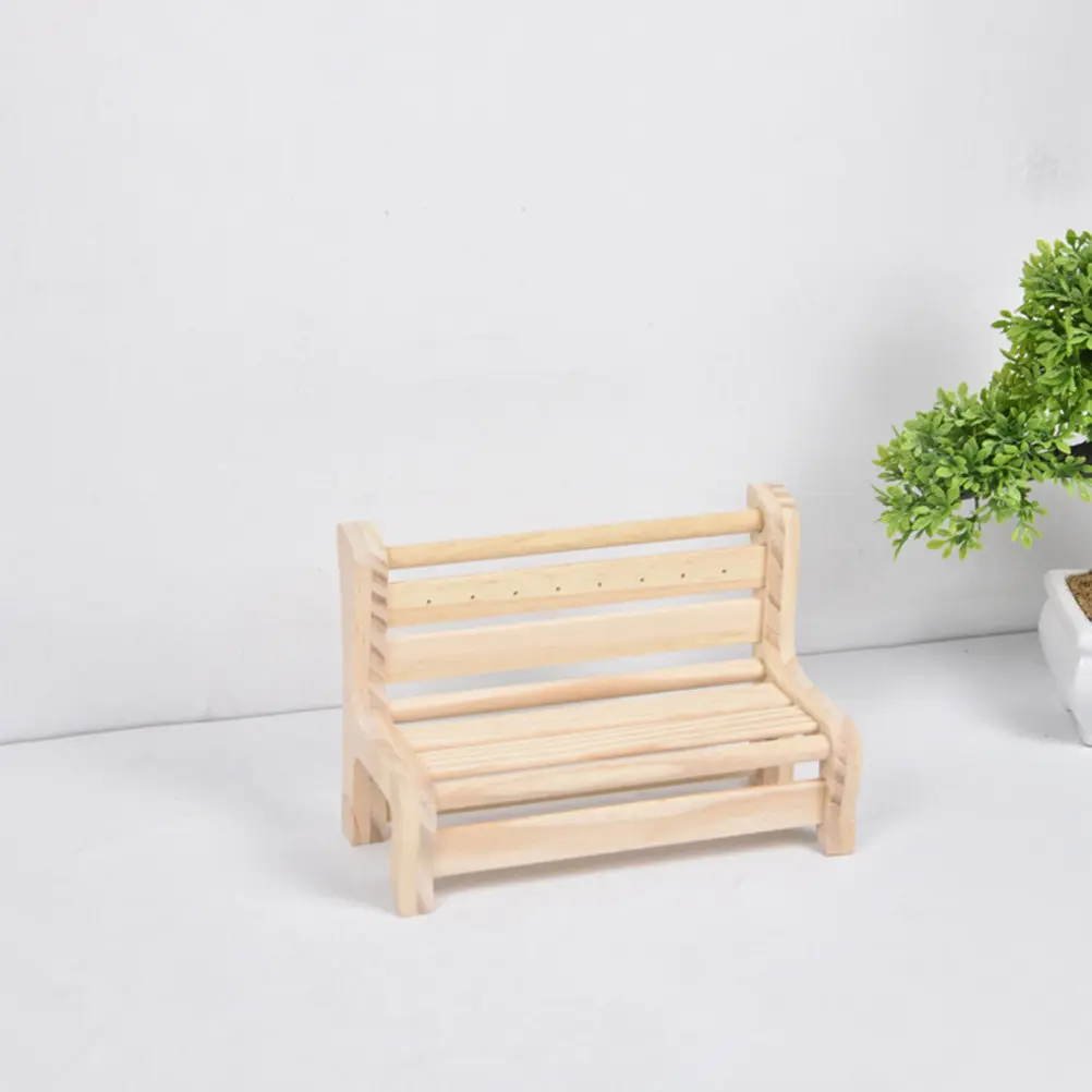 

Multi-Function Jewelry Stand Decorative Earrings Rack Bracelet Holder Random Color Wooden Jewelry Display Holder for Desktop