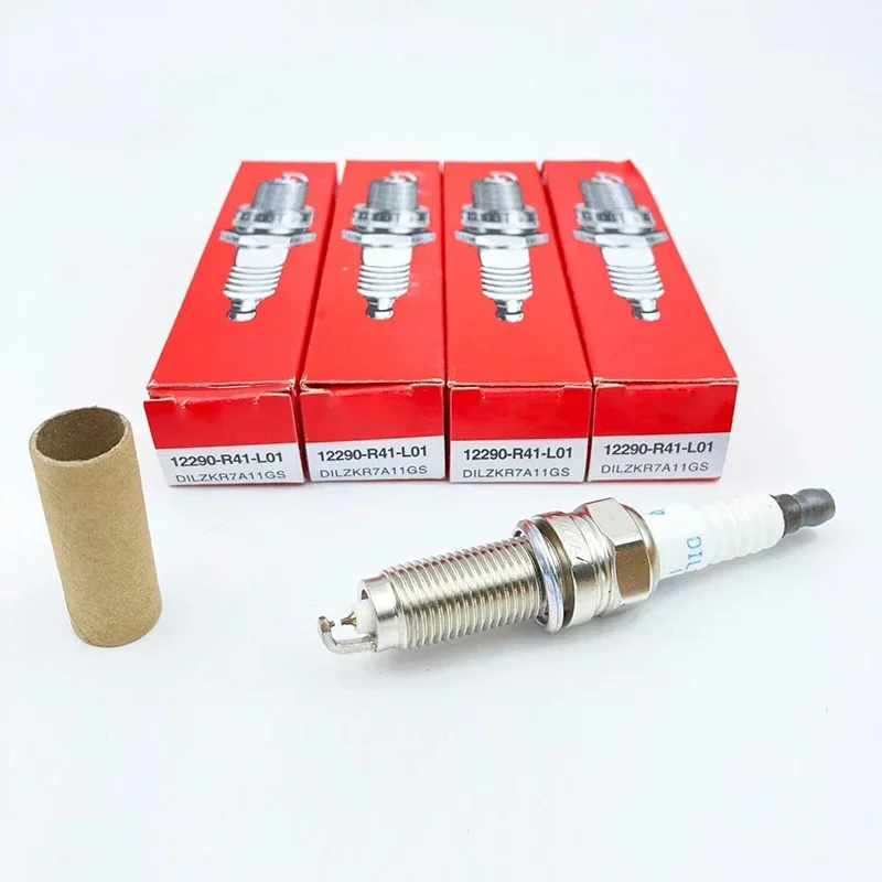 

4/6Pcs 12290-R41-L01 DILZKR7A11GS Dual Iridium Spark Plug for Honda Accord Civic CRV CR-V HR-V Odyssey Pilot 1.8 2.4 3.5 R20A