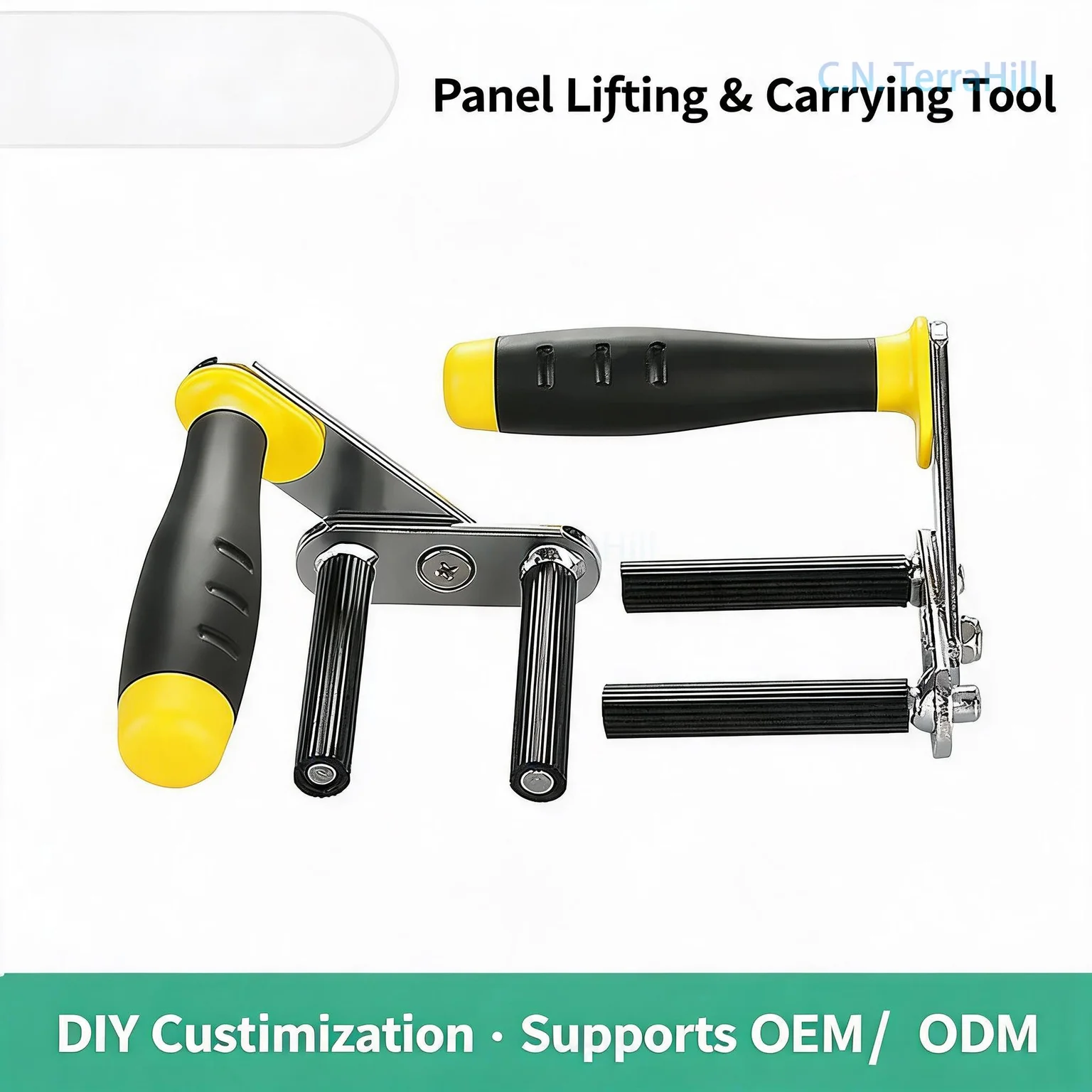 Drywall Board Lift Carrier Tool for Plasterboard Gypsum Board Wood Panel Glass Door Labor Saving Grip Handle