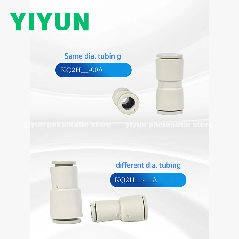 1pc KQ2H04-00A KQ2H10-00A KQ2H04-06A KQ2H06-08A KQ2H08-10A KQ2H10-12A KQ2H08-12A One-touch Fittings New KQ2 Series