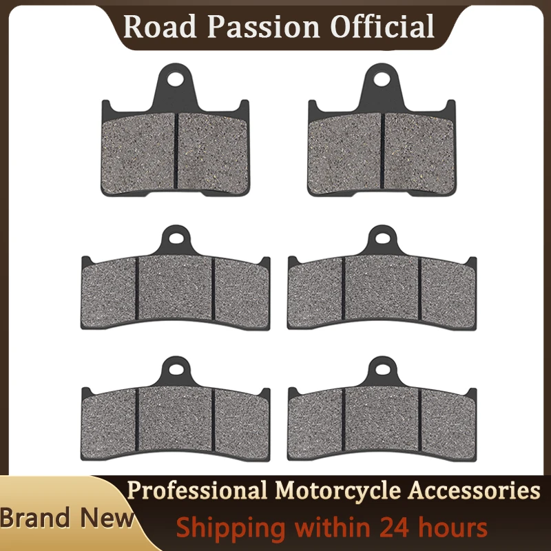 Road Passion Motorcycle Front and Rear Brake Pads for HONDA CB1300 CB 1300 SC40 SC 40 1998 1999 2000 FA424 FA254