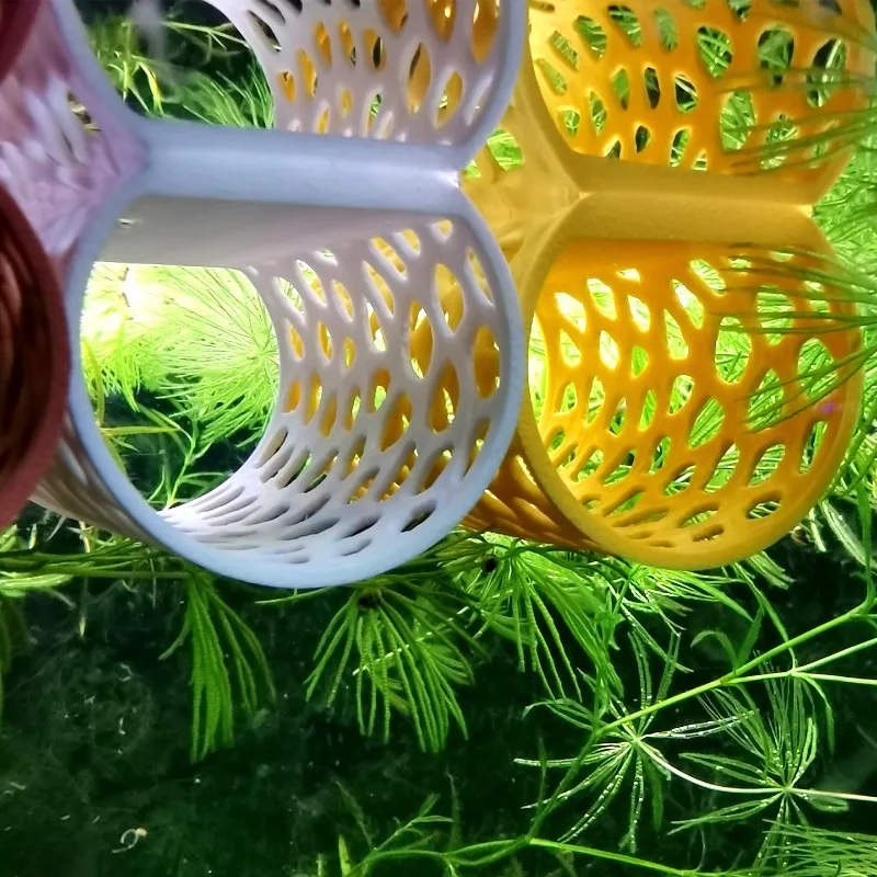 ديكور حوض السمك مطبوع ثلاثي الأبعاد، سرير عائم على شكل سمكة، بيت الروبيان، منطقة استراحة ومأوى مخبأ لبيتا والحيوانات الأليفة المائية الصغيرة