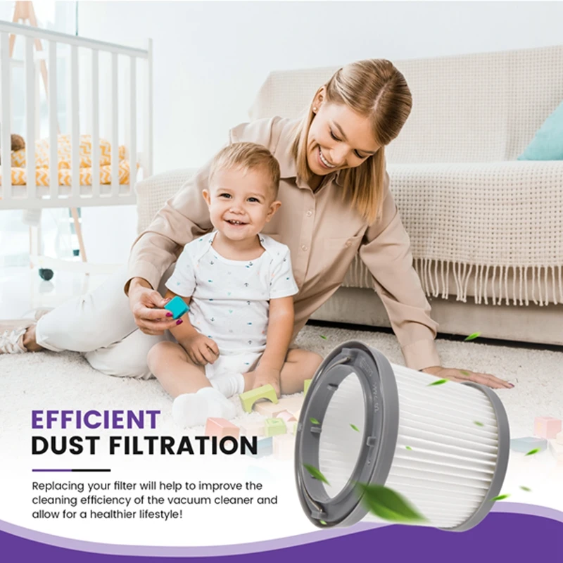 PVF110 Replacement Filters For  BDH2000PL Pivot Vacuum, 4 Pack