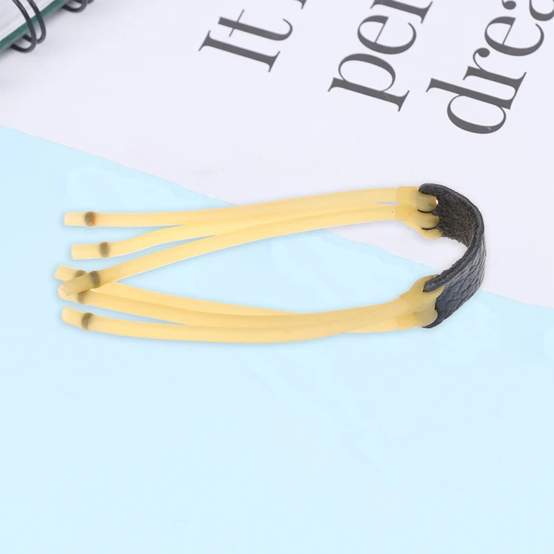 

New 1PCS Six Strips Elastic Elastica Bungee Rubber Band For Slingshot High Elasticity Outdoor Catapult Shooting Accessories