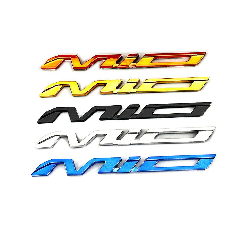 

Motorcycle 3D Emblem Badge Sticker MIO Decals Frame Body Decoration Tank Wheel Sticker For Yamaha Mio Soul 155 125 Aerox155