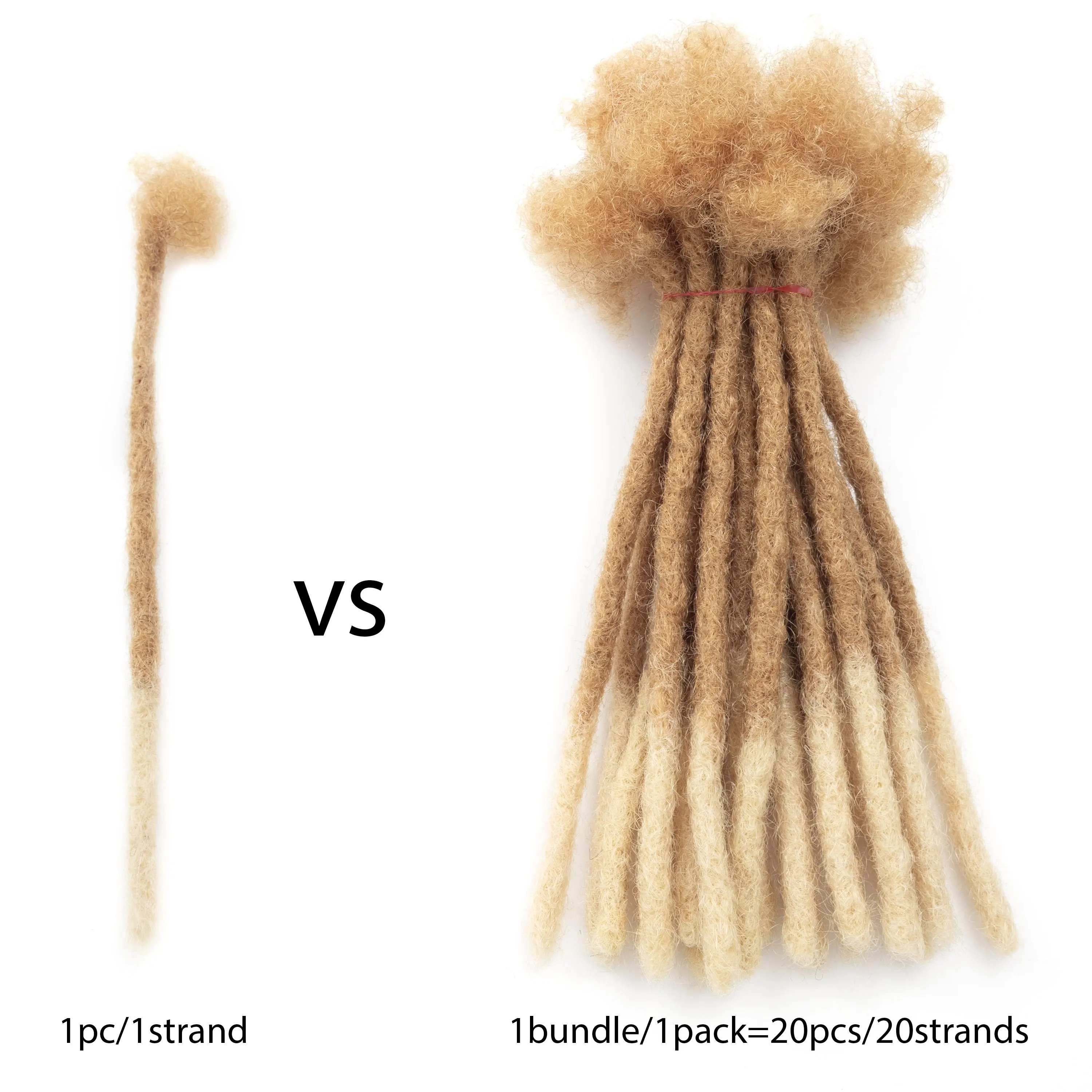 20 فروع/حزمة 0.6 سنتيمتر سمك تلميح شقراء 100% شعر بشري حقيقي الرهبة قفل ملحقات كامل اليدوية تمديد دائم حزم