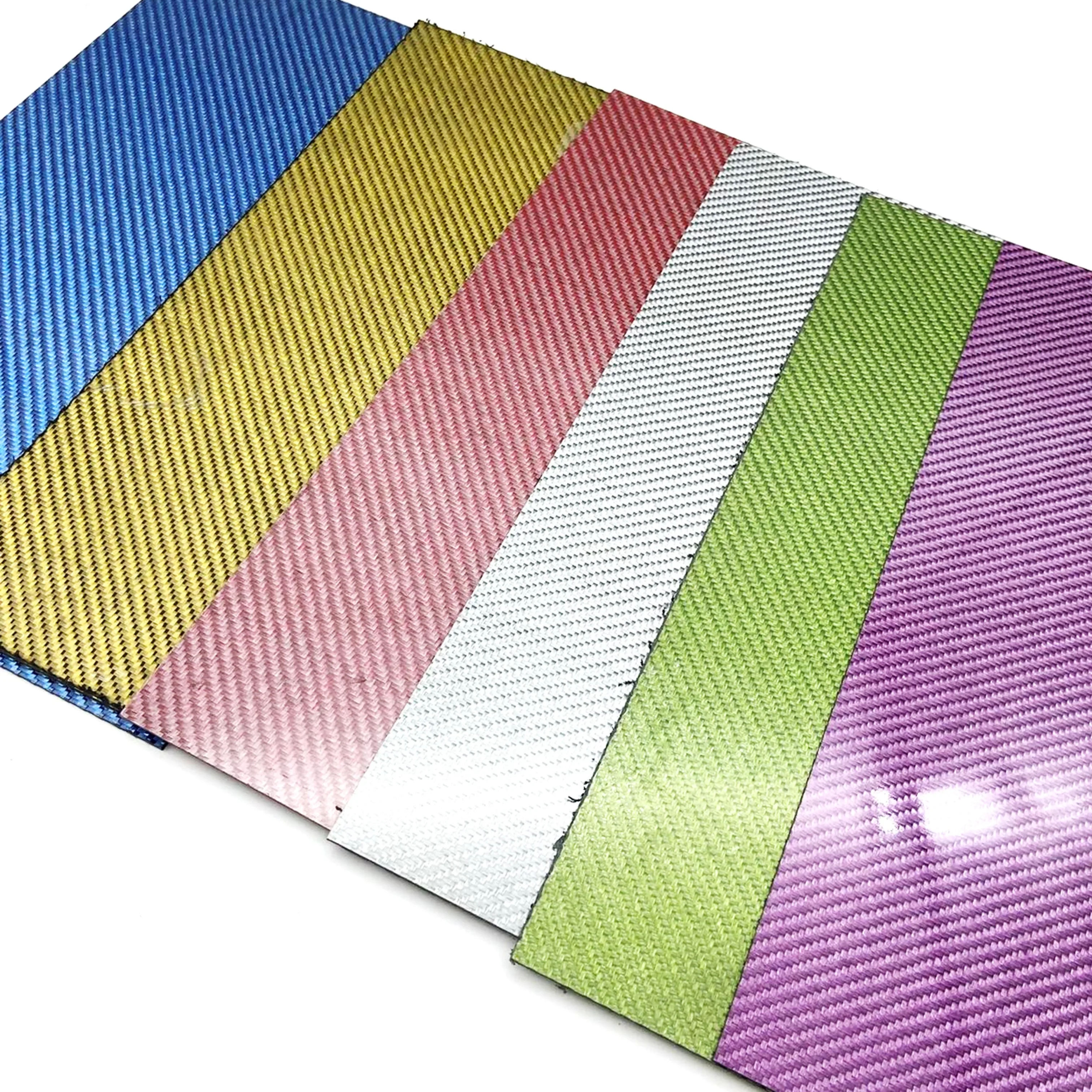 Multicolor Carbon Fiber Plate Silver Gold Green Blue Pink Purple 200x300mm 3K Carbon Fiber Composite Board Panel