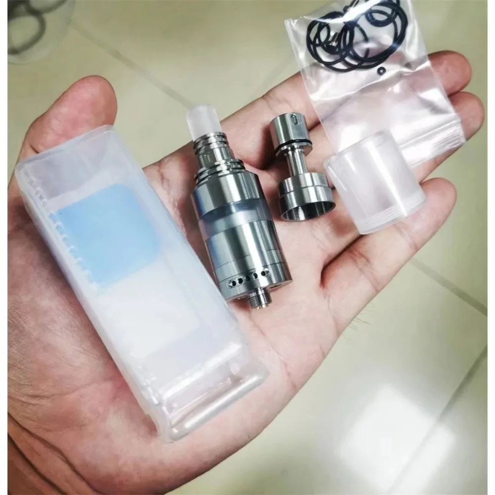 YFTK Style Ka V6 22mm RTA Vape System przez-Ka V6 RTA 316SS Atomizer z wymiennym zbiornikiem 3.3ml Nano RTA Atomizer do Vape Mods