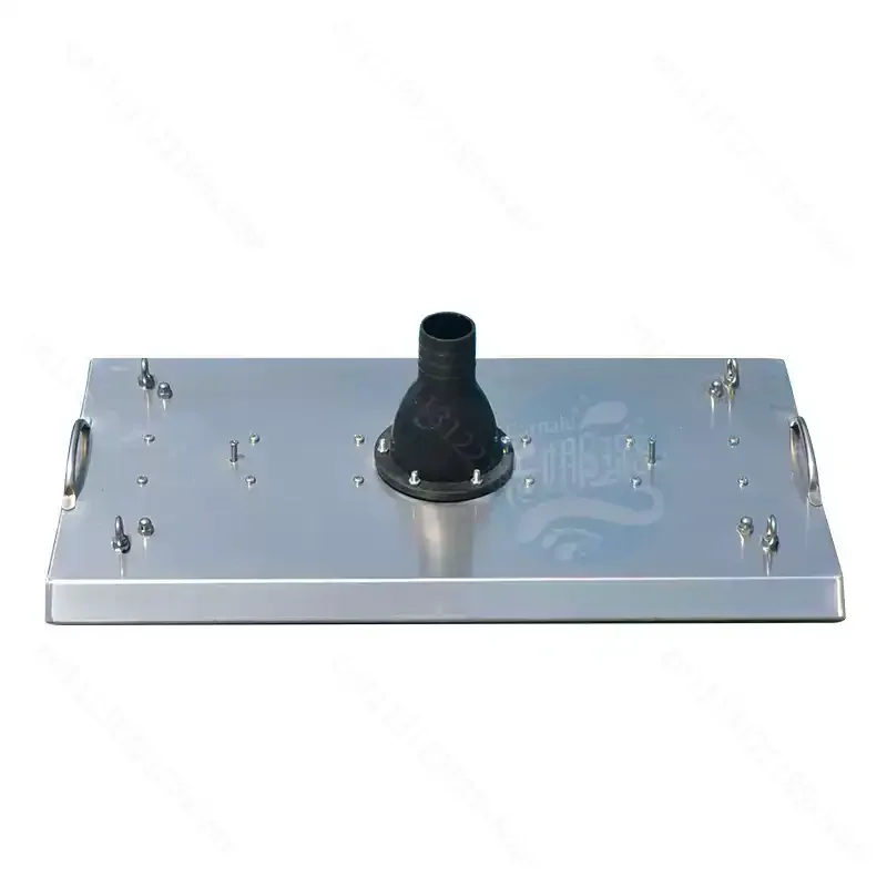 Stainless Steel Swimming Pool Suction Plate Vacuum Head with Check Valve Pool Bottom Cleaning Suction Head Pool Spa Maintenance