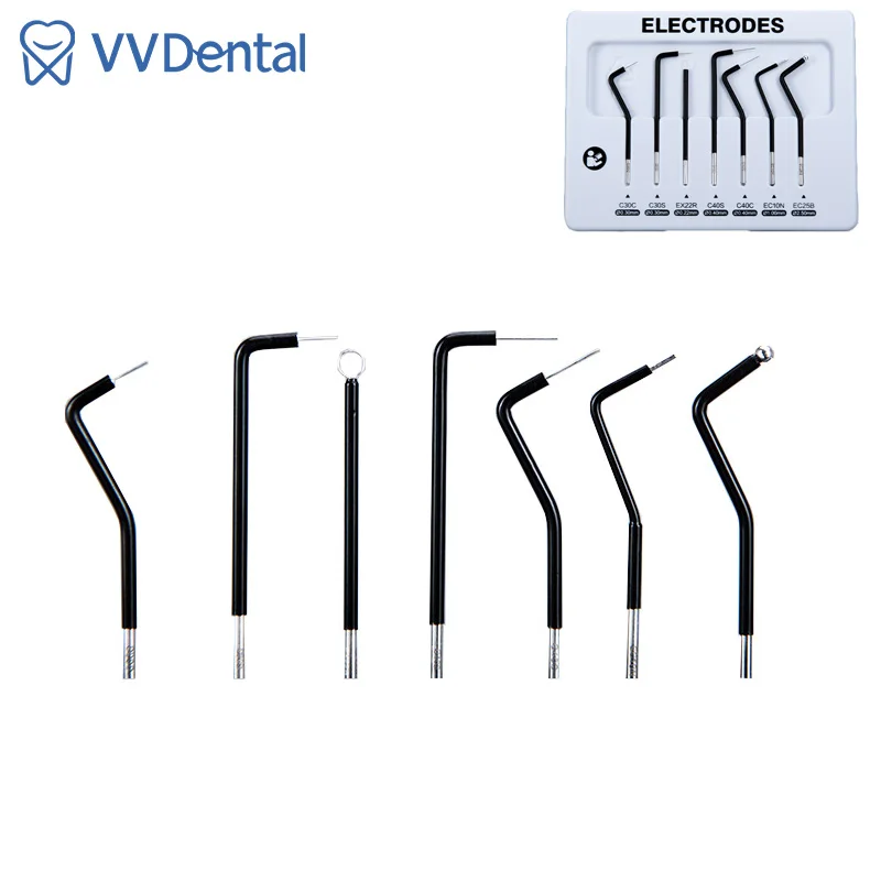 

7pcs Dental Electro Surgery Electricity Knife Tips Fit Dental Electrosurgery Unit for Oral Surgery Reusable Dental Tools