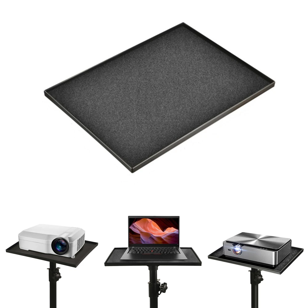 Plastic Projector Tray With Thickening Design For Stability Laptops Monitors Platform Tripod Stand With 1/4