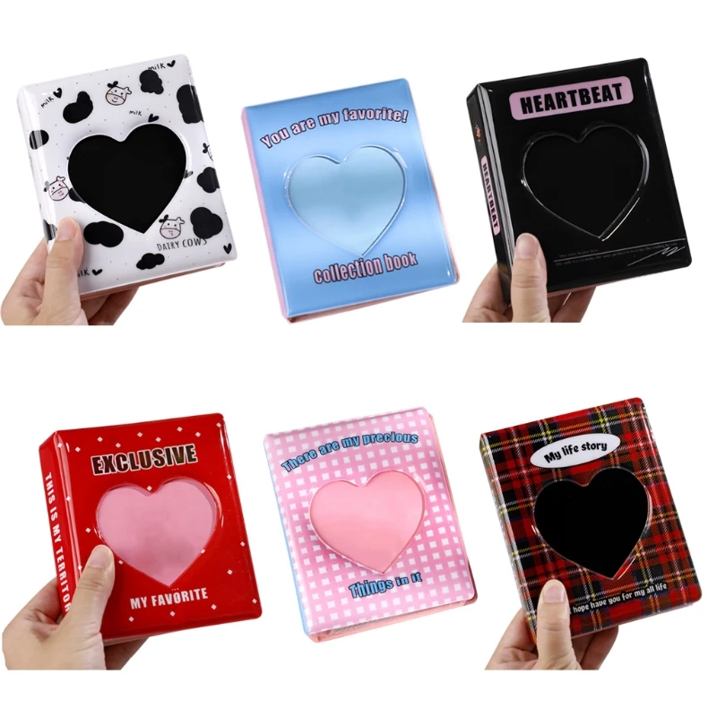 Mini Photo Album Durable Anti Deform Waterproof Photocard Protector for Boyfriend Girlfriend Pocket Sized Photos Drop shipping