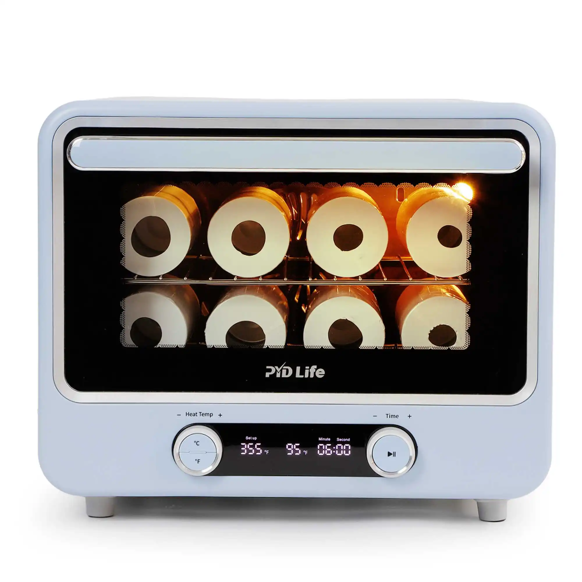 PYD Life RTS 40L Forno per sublimazione 20 oz 30 oz Bicchiere per sublimazione Macchina per pressa di calore con pellicola termoretraibile gratuita