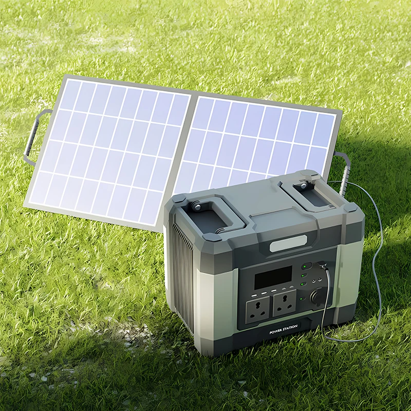 BPS-1000Q Portable Solar Panel 1030.4Wh Two-Way Fast Charging Power Bank 'MPPT RV Port Wireless Charging for Car Energy Popular