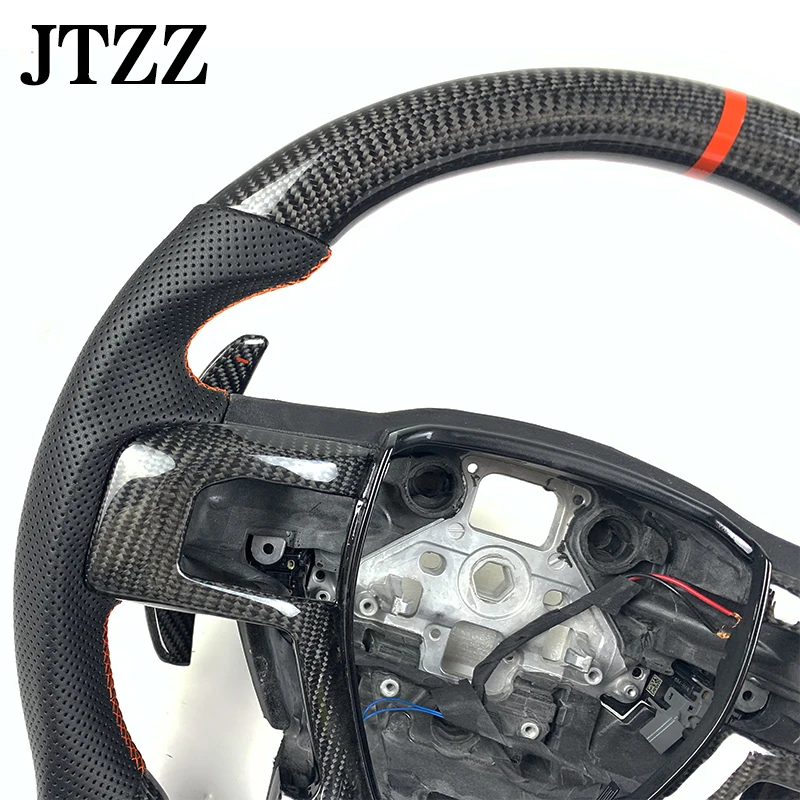 FOR Ford Raptor F150 2017 2018 2019 2020Customized Carbon Fiber Automotive Interior Parts for Steering Wheel