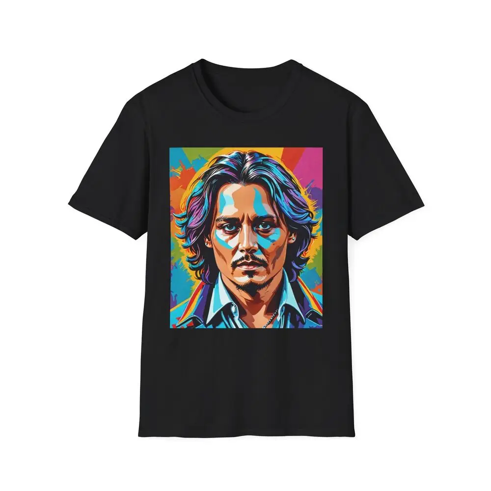 Depp T-Shirt Actor Collector Daughter Wife Husband Christmas For Men Clothing Women Tees Y2K Tops Unisex Summer Short Sleeve