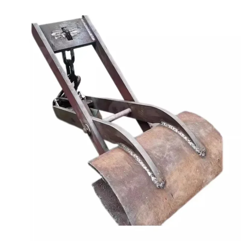 Cement pole fixture, clamp pipe clamp pole lifting spreader