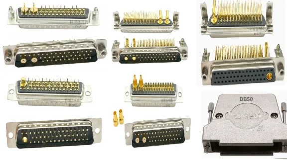 1PCS   High current D-SUB  43W2     47W1  D-SUB   Copper axis radio frequency