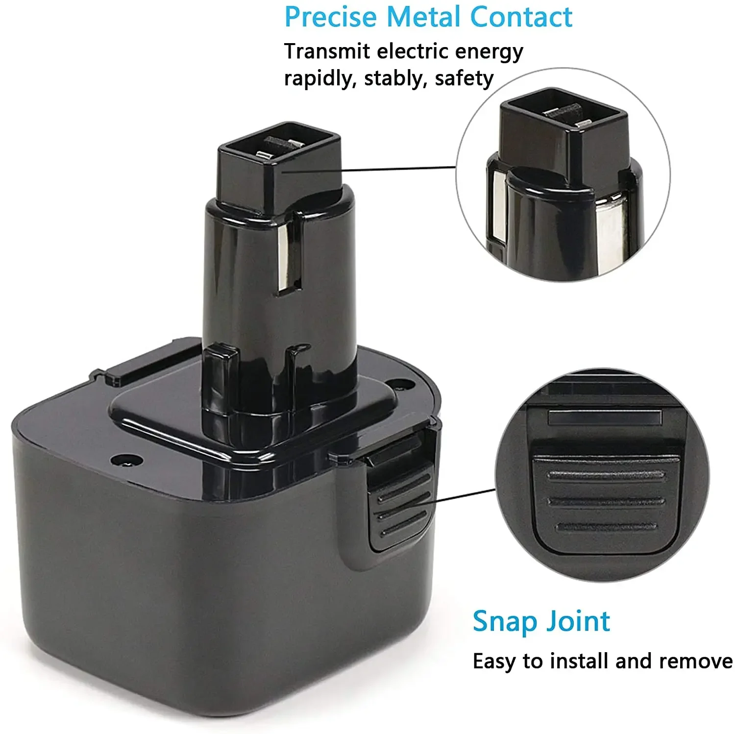 NOVÁ 12V 3500mAh pro Black & Decker PS130 PS130A baterie pro elektrické nářadí A9252 A-9252 A9275 A-9275 A9266 - náhled 3