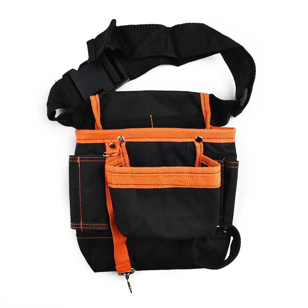 1pc Tool Pouch Belt Waist Bag 7 Pocket Holster Storage Holder Electrician Tools Bag Oxford Cloth Waist Bag