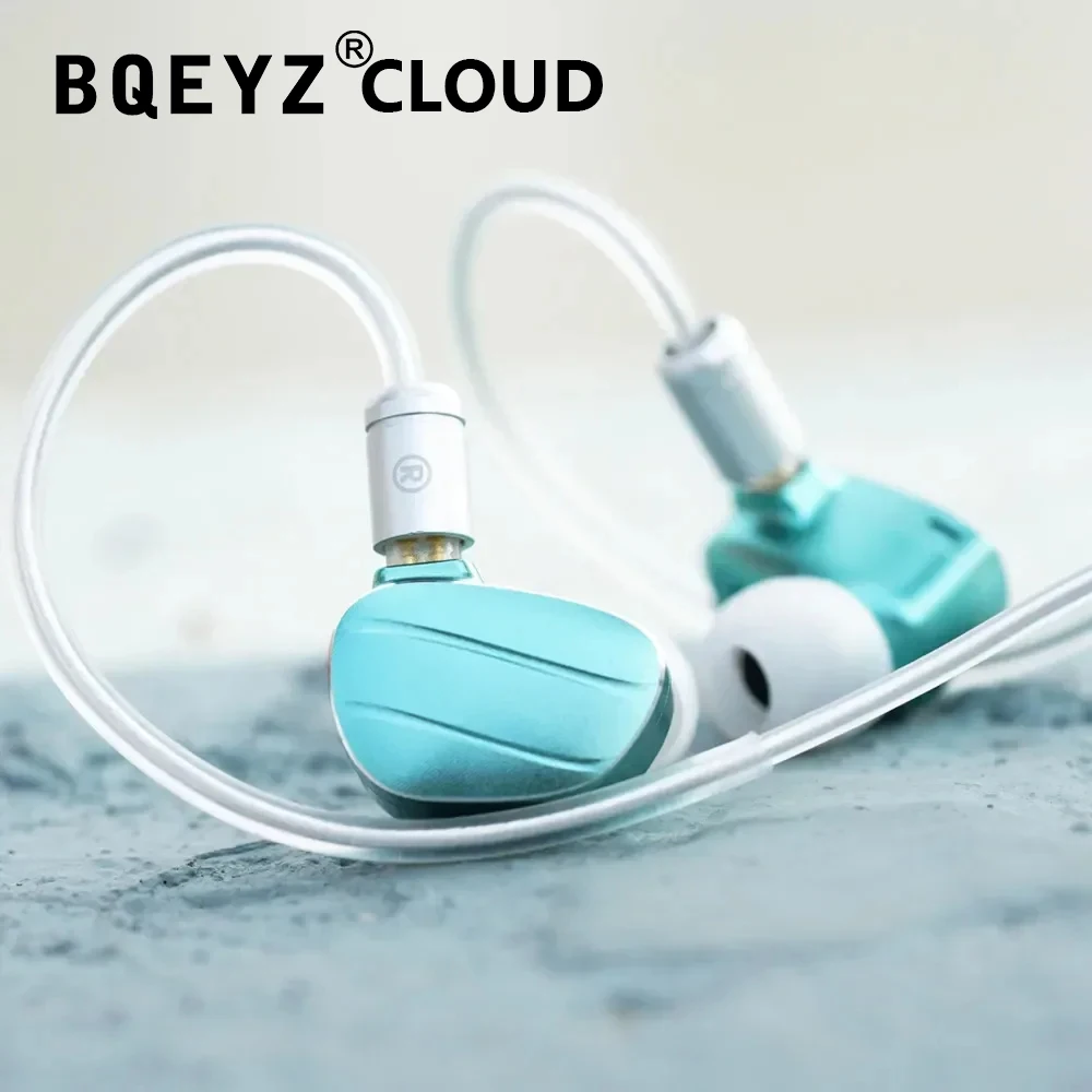 BQEYZ Cloud HIFI 1DD+1PR Structure Monitors Earphone 10mm LCP Diaphragm Dynamic Driver +Passive Unit Air-assisted Vibration