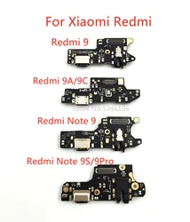 1pcs USB Port Connector Dock Charging Board Flex Cable For Xiaomi Redmi 9 9A 9C 9T Redmi Note 9 9S 9 Pro 9Pro Replace parts