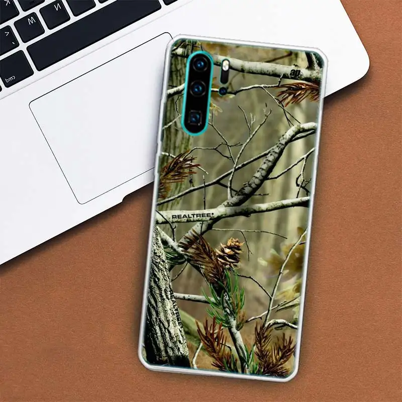 Realtree Real Tree Camo Phone Case For Huawei Mate 40 Pro 30 20 Lite 10 Huawei P30 Lite P50 Pro P40 P20 P10 Cover Coque