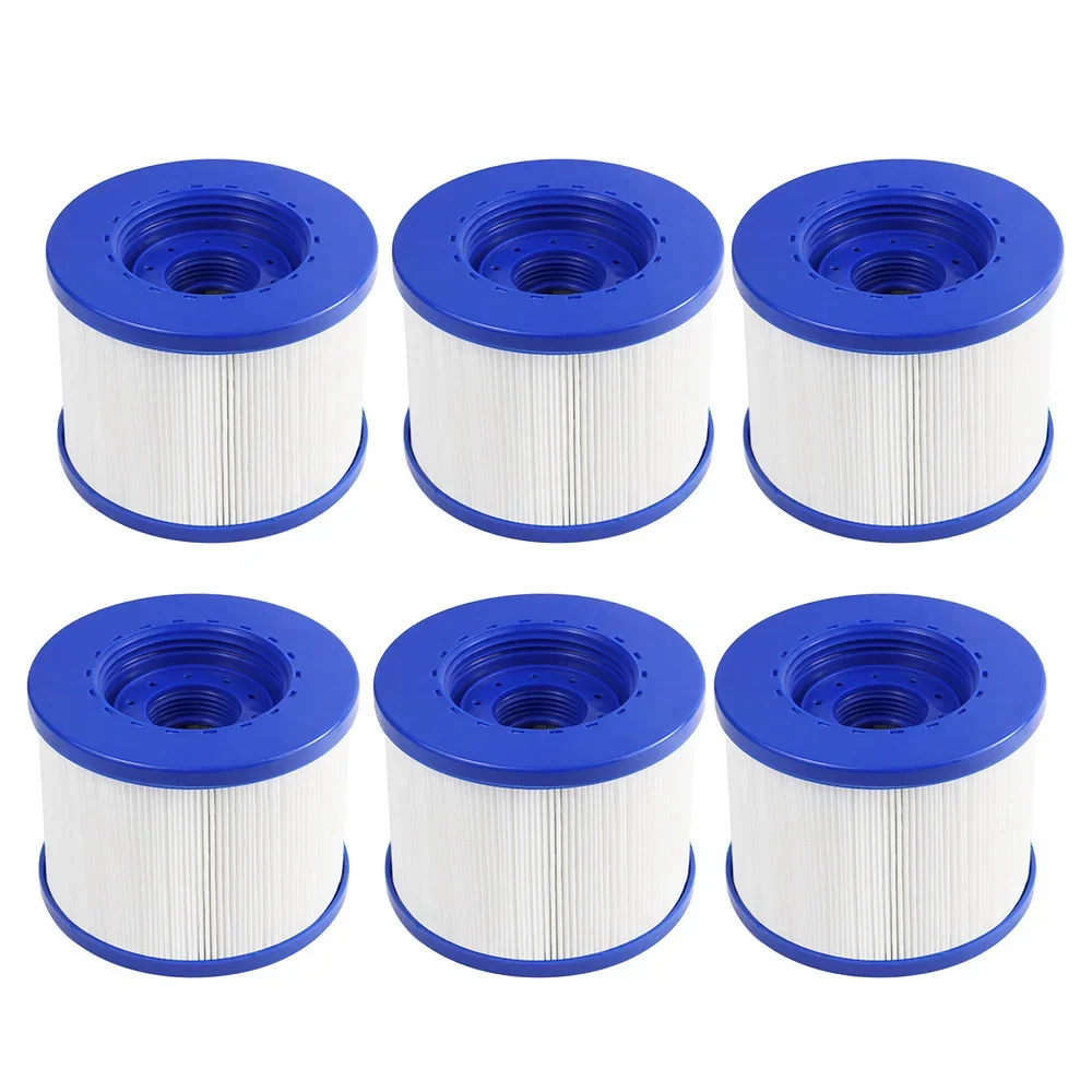 Lot de filtres de rechange pour piscine, tube de remplacement, eau chaude, vague sanitaire, 104mm, l'horloge, tissu non tissé, compatible avec Alexa Spa