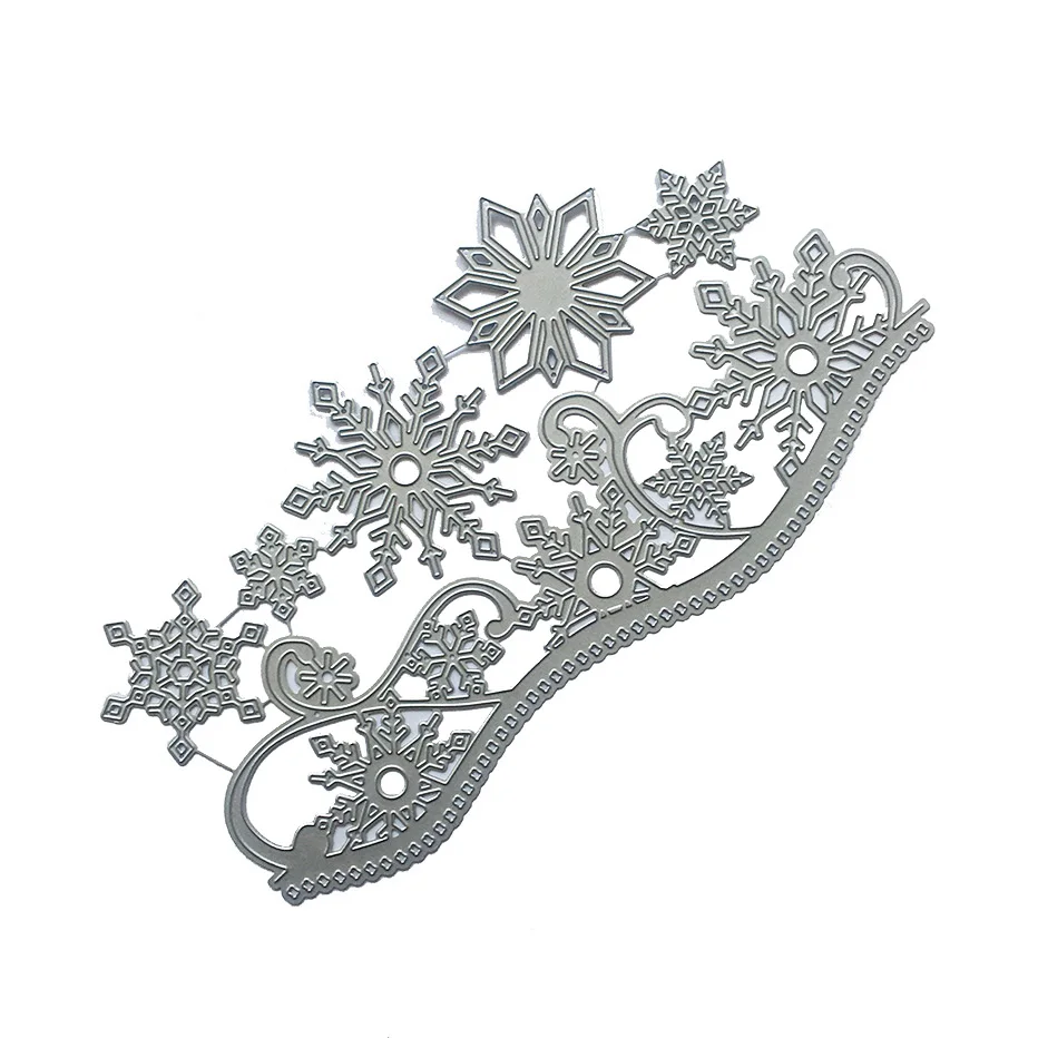 

Multiple snowflakes Scrapbooking Cutting Dies Yiwu stock clearance DIY Paper gift Card Making metal craft Album