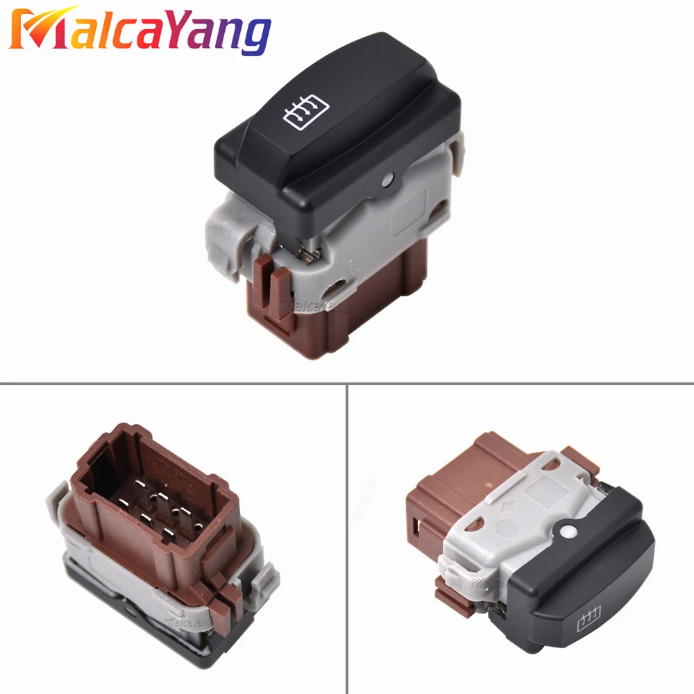 For Renault Logan 2011-2014 High Quality 6Pin Heat Switch Button For Renault DusI 2011-14 253507278R 25350-7278R Car Accessories