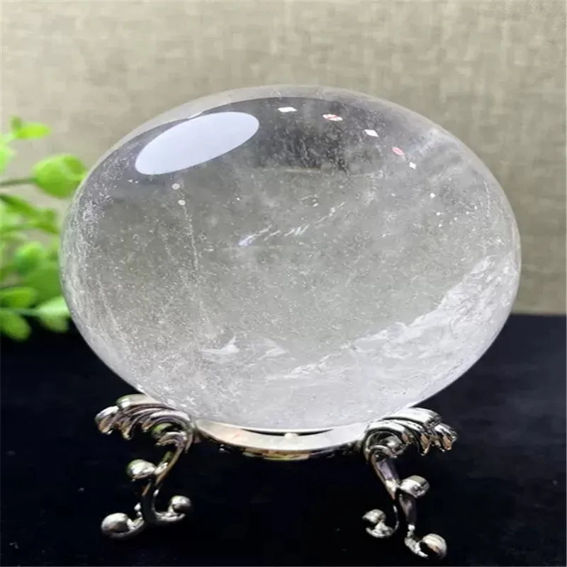 500g Natural Quartz  Crystal Home Room Feng Shui Decoration Witchcraft altar Prayer Spiritual Meditation Healing+base
