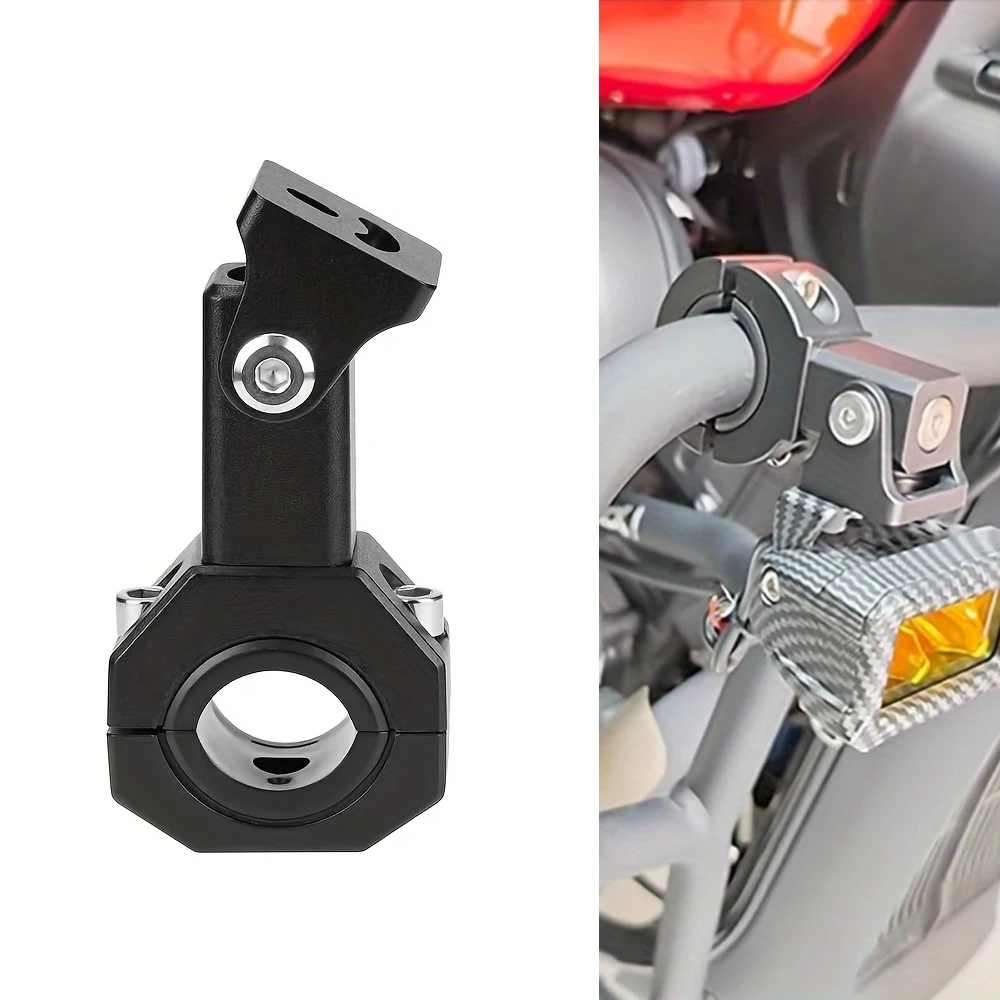 Motorrad LED Scheinwerfer Scheinwerfer Halterung Einstellbare Nebel Licht Hilfs Lampe Stoßstange Klemmen Halter Universal Zubehör