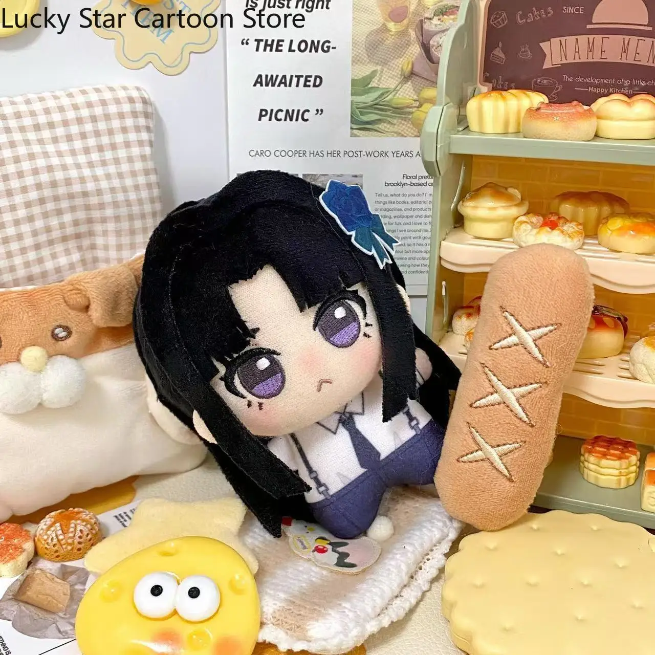 GIRLS BAND CRY AWA Anime Printed Pendant Keychain 10cm  Cosplay Figure Idol Starfish Body Figures Xmas Gifts Halloween