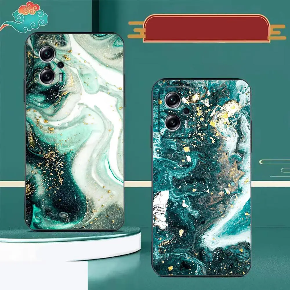 Watercolor Painting Marble Case For Redmi Note 12 11 10 9T 9S 9 8T 8 7 6 5 5A 4 3 A1 GO Pro Aprime 5G 4G Case Funda Cqoue Shell