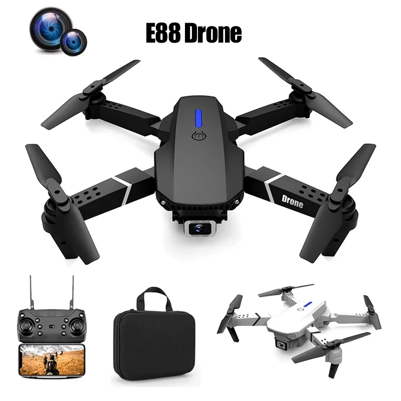 E88PRO RC Drone WIFI FPV Drone With  Camera  Height Hold RC Foldable Quadcopter Helicopter Dron Gift Toys