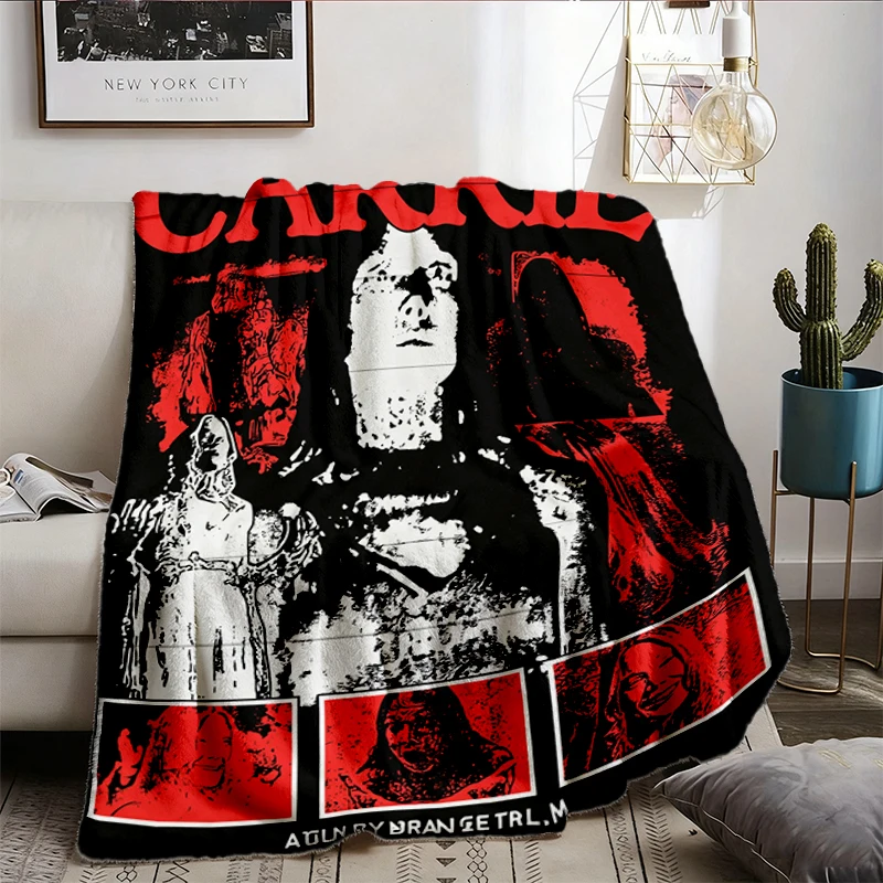 Carrie 1976 Movie T, Flannel Blanket, Vintage Stephen King Horror Flannel Throw