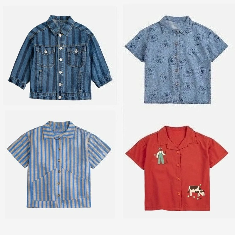 

Children's Shirts 2026ss New Kid Boys Girls Shirts