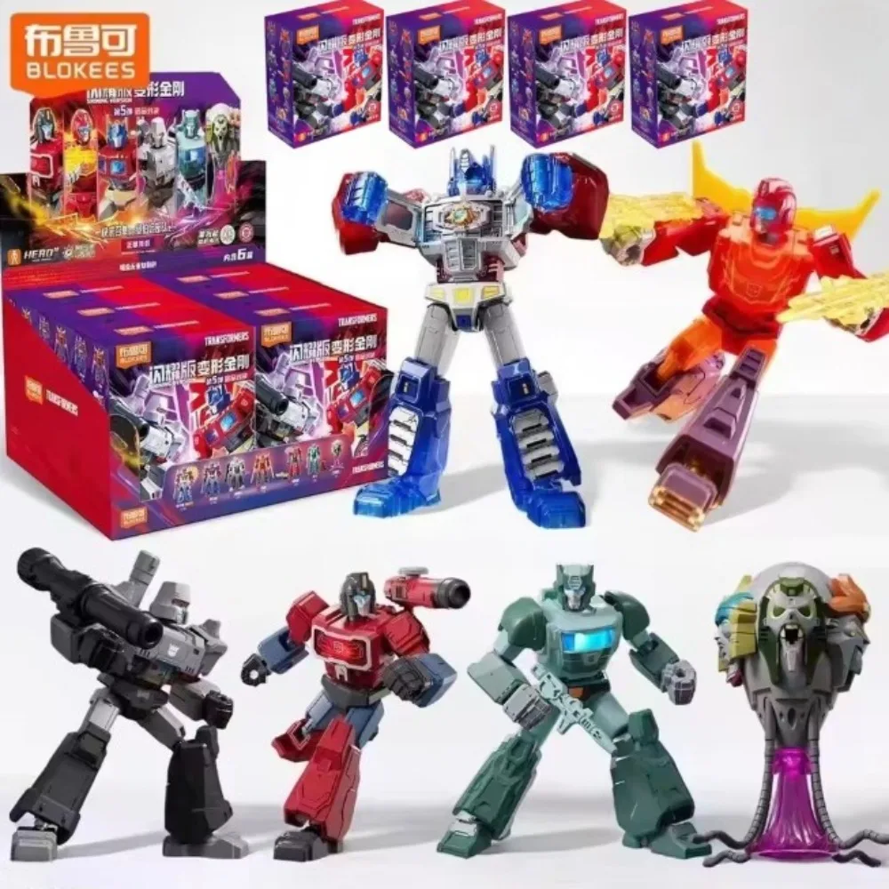 Blokees Transformers, version spéciale 05 – Figurines de construction sur le thème de l’« Éternelle rivalité », modèles articulés, jouets à collectionner, cadeaux pour garçons.