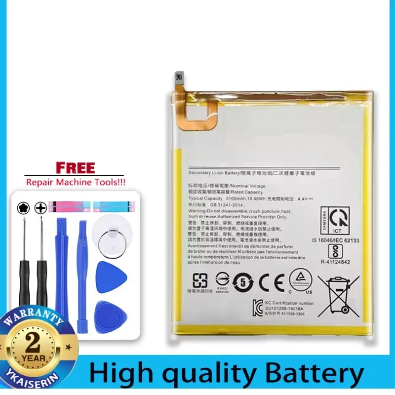 YKaiserin 5100mAh SWD-WT-N8 Replacement Battery for Samsung Galaxy Tab A T295 T290 Batteries for Smartphones Warranty 2 Years