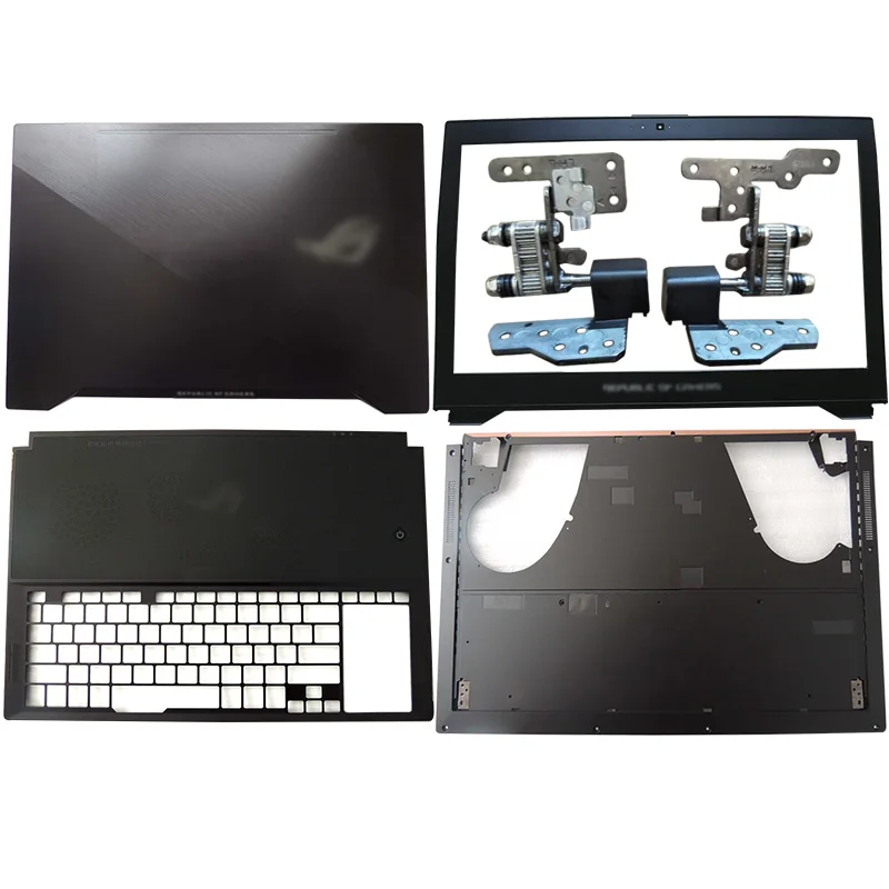 NEW For Asus GX501 GX501V GX501VI GX501VS Laptop LCD Back Cover/Front Bezel/Hinges/Palmrest/Bottom Case 13N1-4NA0401